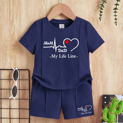 MD Life-Line Kids Pintex Style 2-Pcs Summer Suit. (HTS+SH) MD Life-Line Kids Pintex Style 2-Pcs Summer Suit. (HTS+SH)