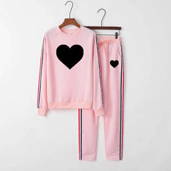 Multi-Stripe Style Winter 2-Pcs Tracksuit For Her. Multi-Stripe Style Winter 2-Pcs Tracksuit For Her.