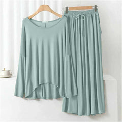 Plazo-Style 2-Pcs Lounge And Night Wear Suit. WLW-08 Plazo-Style 2-Pcs Lounge And Night Wear Suit. WLW-08