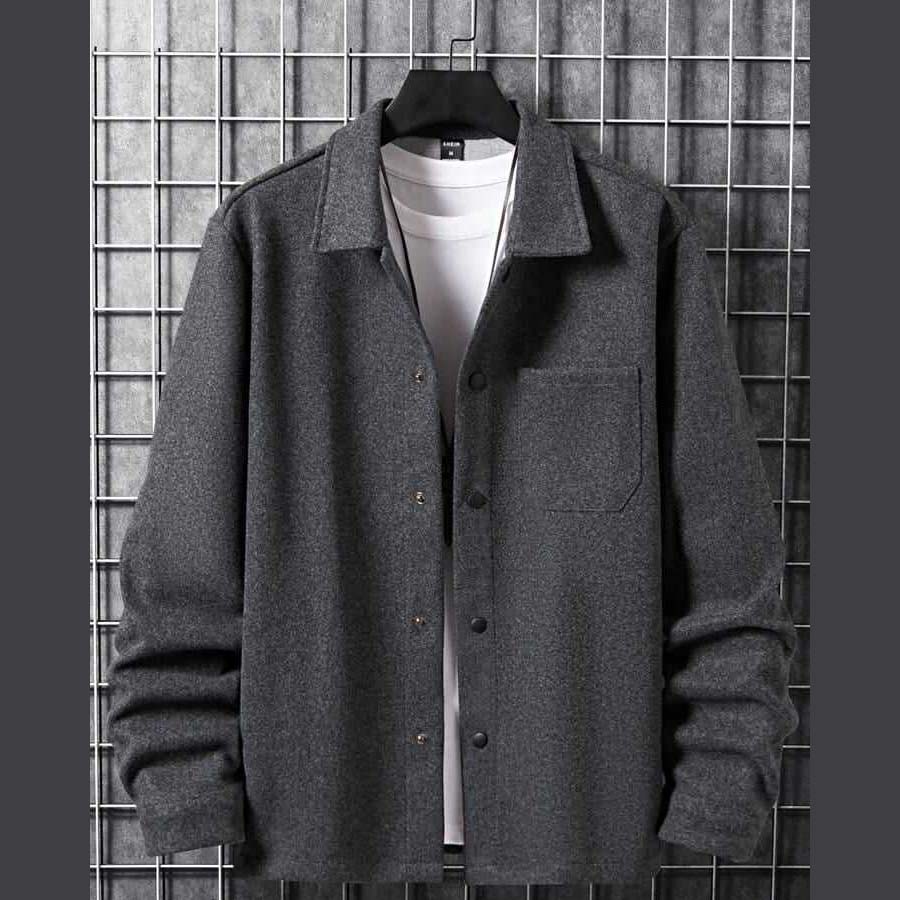 Italian Front Pocket Button Style Winter Jacket. MWJ-403