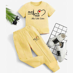 MD Life-Line Kids Trouser Pintex Style 2-Pcs Summer Suit. (HTS+TR) MD Life-Line Kids Trouser Pintex Style 2-Pcs Summer Suit. (HTS+TR)
