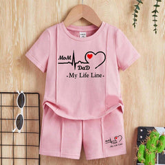 MD Life-Line Kids Pintex Style 2-Pcs Summer Suit. (HTS+SH) MD Life-Line Kids Pintex Style 2-Pcs Summer Suit. (HTS+SH)