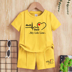 MD Life-Line Kids Pintex Style 2-Pcs Summer Suit. (HTS+SH) MD Life-Line Kids Pintex Style 2-Pcs Summer Suit. (HTS+SH)