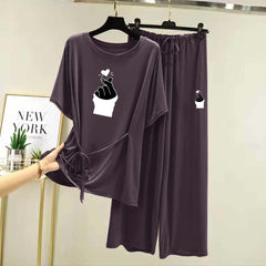 Dori-Style Big-Printed 2-Pcs Lounge And Night Wear Suit. WLW-15 Dori-Style Big-Printed 2-Pcs Lounge And Night Wear Suit. WLW-15