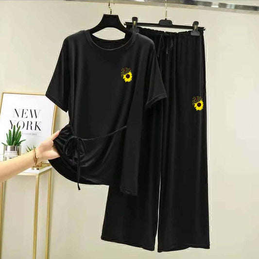 Dori-Style Logo-Printed 2-Pcs Lounge And Night Wear Suit. WLW-15