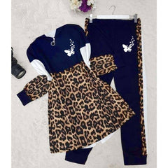 Butterfly Cheetah Style Turkish 2-Pcs Winter Tracksuit. Butterfly Cheetah Style Turkish 2-Pcs Winter Tracksuit.