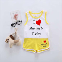 I Love D+M Kids Sando Style 2-Pcs Summer Suit. (SD+SH) I Love D+M Kids Sando Style 2-Pcs Summer Suit. (SD+SH)