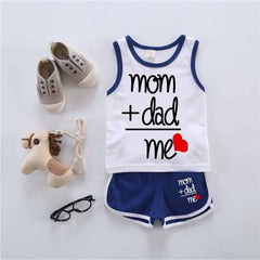 M+D=Me Kids Sando Style 2-Pcs Summer Suit. (SD+SH) M+D=Me Kids Sando Style 2-Pcs Summer Suit. (SD+SH)