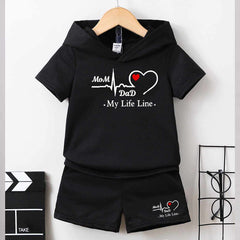 MD Life-Line Kids Hooded Style 2-Pcs Summer Suit. (HOTS+SH) MD Life-Line Kids Hooded Style 2-Pcs Summer Suit. (HOTS+SH)