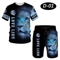 Premium Quality 2-Pcs 3D Printed Summer Suit. Premium Quality 2-Pcs 3D Printed Summer Suit.