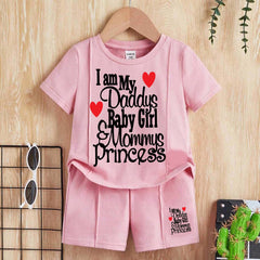 I Love DBG & MP Kids Pintex Style 2-Pcs Summer Suit. (HTS+SH) I Love DBG & MP Kids Pintex Style 2-Pcs Summer Suit. (HTS+SH)