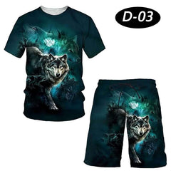 Premium Quality 2-Pcs 3D Printed Summer Suit. Premium Quality 2-Pcs 3D Printed Summer Suit.