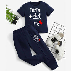 M+D=Me Kids Trouser Pintex Style 2-Pcs Summer Suit. (HTS+TR) M+D=Me Kids Trouser Pintex Style 2-Pcs Summer Suit. (HTS+TR)