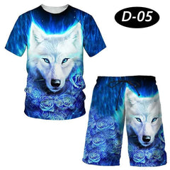 Premium Quality 2-Pcs 3D Printed Summer Suit. Premium Quality 2-Pcs 3D Printed Summer Suit.