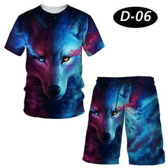 Premium Quality 2-Pcs 3D Printed Summer Suit. Premium Quality 2-Pcs 3D Printed Summer Suit.