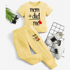 M+D=Me Kids Trouser Pintex Style 2-Pcs Summer Suit. (HTS+TR) M+D=Me Kids Trouser Pintex Style 2-Pcs Summer Suit. (HTS+TR)