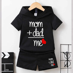 M+D=Me Kids Hooded Style 2-Pcs Summer Suit. (HOTS+SH) M+D=Me Kids Hooded Style 2-Pcs Summer Suit. (HOTS+SH)