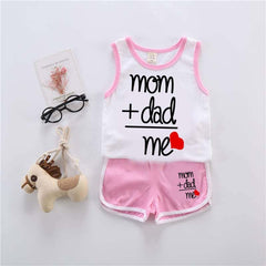 M+D=Me Kids Sando Style 2-Pcs Summer Suit. (SD+SH) M+D=Me Kids Sando Style 2-Pcs Summer Suit. (SD+SH)