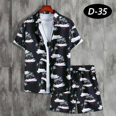 All-Over 3D Printed Premium Quality Dry-Fit 2-Pcs Summer Suit. D-35 All-Over 3D Printed Premium Quality Dry-Fit 2-Pcs Summer Suit. D-35
