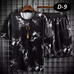 Premium Quality 2-Pcs 3D Printed Summer Suit. Premium Quality 2-Pcs 3D Printed Summer Suit.