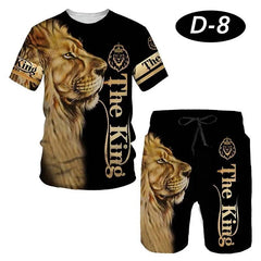 Premium Quality 2-Pcs 3D Printed Summer Suit. Premium Quality 2-Pcs 3D Printed Summer Suit.