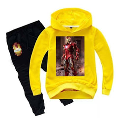 Kids Printed Iron Man Hoodie Style 2-Pcs Winter Track-Suit. Kids Printed Iron Man Hoodie Style 2-Pcs Winter Track-Suit.
