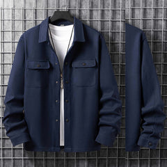 Double Pocket Collar Style Casual Fleece Winter Button Jacket MWJ-01-V2 Double Pocket Collar Style Casual Fleece Winter Button Jacket MWJ-01-V2