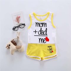 M+D=Me Kids Sando Style 2-Pcs Summer Suit. (SD+SH) M+D=Me Kids Sando Style 2-Pcs Summer Suit. (SD+SH)