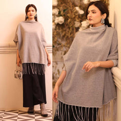 Bat-Wing Style Winter Poncho. Bat-Wing Style Winter Poncho.