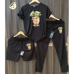 Black Dollar Capture Bundle Of 3 Dry-Fit Premium Quality Summer Suit. Black Dollar Capture Bundle Of 3 Dry-Fit Premium Quality Summer Suit.