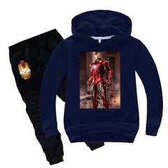 Kids Printed Iron Man Hoodie Style 2-Pcs Winter Track-Suit. Kids Printed Iron Man Hoodie Style 2-Pcs Winter Track-Suit.