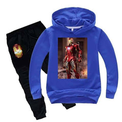 Kids Printed Iron Man Hoodie Style 2-Pcs Winter Track-Suit. Kids Printed Iron Man Hoodie Style 2-Pcs Winter Track-Suit.