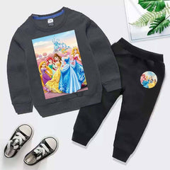 Kids Barbie Doll Printed Sweat-Shirt Style 2-Pcs Winter Track-Suit. Kids Barbie Doll Printed Sweat-Shirt Style 2-Pcs Winter Track-Suit.