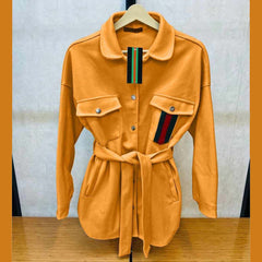 Collar Style 4-Pocket Long Winter Fleece Coat. WCC-02 Collar Style 4-Pocket Long Winter Fleece Coat. WCC-02