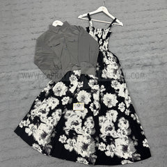 Short Koti & Printed Smoky Maxi Style Western 2-Pcs Stiched Suit. SKM-13 Short Koti & Printed Smoky Maxi Style Western 2-Pcs Stiched Suit. SKM-13