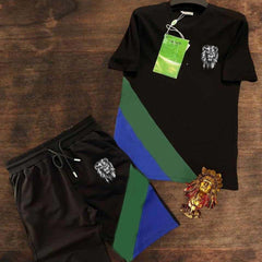 Grey Lion Cross Panel Premium Quality 2-Pcs Summer Suit. Grey Lion Cross Panel Premium Quality 2-Pcs Summer Suit.