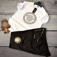 Varsoze Cargo Short Style Printed 2-Pcs Summer Suit. Varsoze Cargo Short Style Printed 2-Pcs Summer Suit.