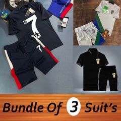 Bundle Of 3 Premium Quality Different Design 2-Pcs Summer Suit. Deal-01 Bundle Of 3 Premium Quality Different Design 2-Pcs Summer Suit. Deal-01