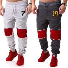 Bundle Of 2 Printed Red-Patch Trouser. C-Grey+H-Grey Bundle Of 2 Printed Red-Patch Trouser. C-Grey+H-Grey