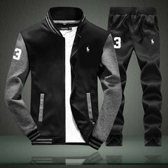 RL Baseball Style 2-Pcs Winter Tracksuit D-4 RL Baseball Style 2-Pcs Winter Tracksuit D-4