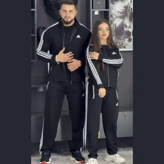 ADI Bundle Of 2 Couple Jacket 3-Stripe Style 2-Pcs Winter Tracksuit's. D-14.17 ADI Bundle Of 2 Couple Jacket 3-Stripe Style 2-Pcs Winter Tracksuit's. D-14.17