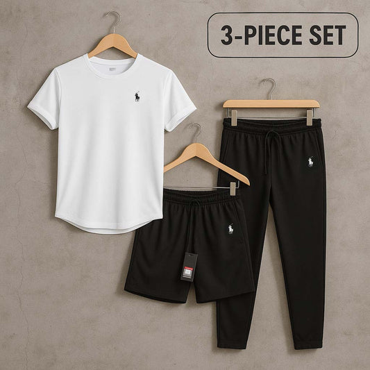 Polo Horse Bundle Of 3 Dry-Fit Premium Quality Summer Suit. NSCG-01