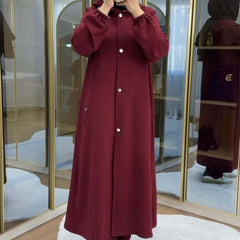 Long Button Hoodie Style 2-Pcs Winter Co-Ord Set. WWTS-18 Long Button Hoodie Style 2-Pcs Winter Co-Ord Set. WWTS-18