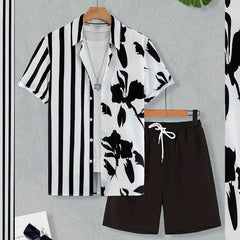 All-Over 3D Printed Premium Quality Dry-Fit 2-Pcs Summer Suit. MS3D-10 All-Over 3D Printed Premium Quality Dry-Fit 2-Pcs Summer Suit. MS3D-10