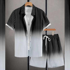 All-Over 3D Printed Premium Quality Dry-Fit 2-Pcs Summer Suit. MS3D-09 All-Over 3D Printed Premium Quality Dry-Fit 2-Pcs Summer Suit. MS3D-09