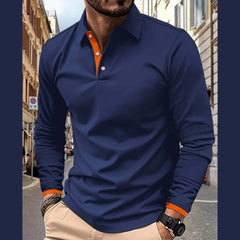 Navy-Blue Collar Style Full-Sleeve Polo Summer Tshirt MSDTS-08 Navy-Blue Collar Style Full-Sleeve Polo Summer Tshirt MSDTS-08