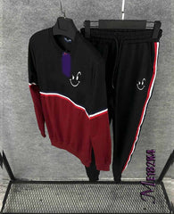 T-Stripe Naughty Printed Sweat Style Winter 2-Pcs Tracksuit. MWTS-505 T-Stripe Naughty Printed Sweat Style Winter 2-Pcs Tracksuit. MWTS-505