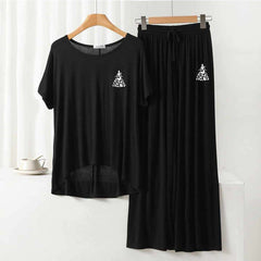 RH-Style Logo-Printed 2-Pcs Lounge And Night Wear Suit. WLW-01 RH-Style Logo-Printed 2-Pcs Lounge And Night Wear Suit. WLW-01