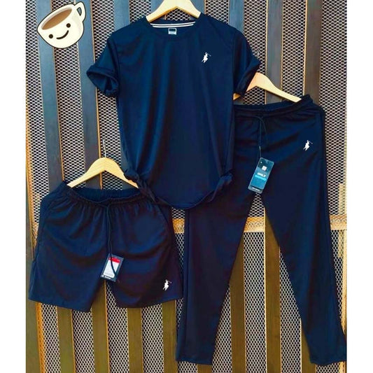 Polo Horse Bundle Of 3 Dry-Fit Premium Quality Summer Suit.