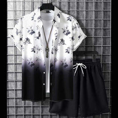 All-Over 3D Printed Premium Quality Dry-Fit 2-Pcs Summer Suit. MS3D-08 All-Over 3D Printed Premium Quality Dry-Fit 2-Pcs Summer Suit. MS3D-08